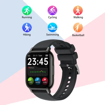 1,85-дюймовые смарт-часы для звонков, 112 спортивных режимов, фитнес-трекер, интеллектуальные часы, монитор сердечного ритма сна для iOS Android