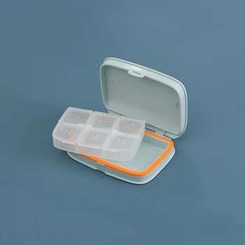 1 шт. футляр для таблеток, решетчатая коробка для таблеток, диспенсер для лекарств, органайзер, коробка для хранения, портативный контейнер для макияжа для таблеток карамельного цвета. 1 шт. футляр для таблеток, решетчатая коробка для таблеток, диспенсер для лекарств, органайзер, коробка для хранения, портативный контейнер для макияжа для таблеток карамельного цвета. 5