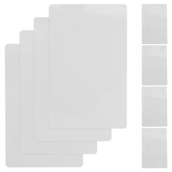 100 Шт Пустых визитных карточек Алюминиевая Пластина Пустые Именные карточки Металлические Заготовки Сплав DIY