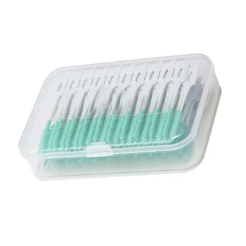 160 Шт Одноразовых зубных щеток, Силиконовые Зубочистки, Портативное средство для чистки межзубных промежутков, Бытовой очиститель зубов Pp Man
