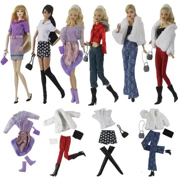 2023 Новейшее кукольное платье для куклы длиной 30 см, модная повседневная одежда, куртка, пальто для кукол 1/6 BJD, одежда ручной работы, аксессуары для кукол 