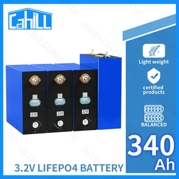 3,2 В 340Ah Lifepo4 Батарея Литий-Железо-Фосфатный Аккумулятор DIY Cell Solar Battery Pack Для RV EV Camper Гольф-Картов Лодок Автономных Кемперов