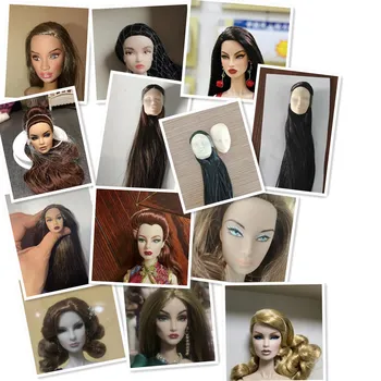 30 см королевская мода, красивая кукольная голова poppy parker FR, Модная лицензия, качественная кукольная одежда для девочек, детали для игрушек DIY