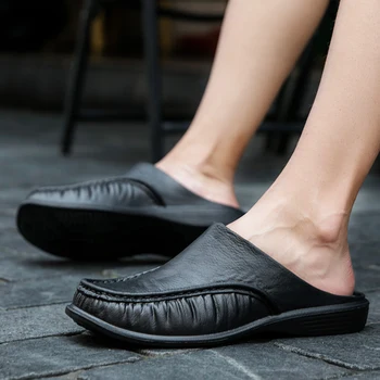 Damyuan / мужские легкие термальные тапочки, домашние полуботинки из ЭВА, домашняя домашняя обувь, повседневные рабочие тапочки, размер 40-47, без каблука