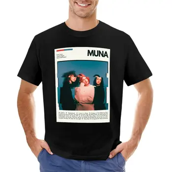 MUNA Mid Century Современная футболка с плакатным принтом на заказ, футболки для мальчиков, рубашка с животным принтом, черная футболка, футболка для мужчин