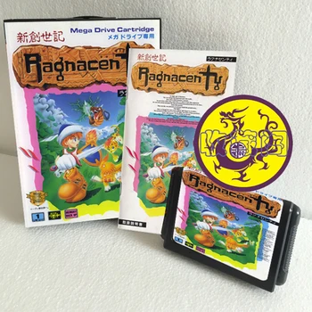 Ragnacenty с коробкой и ручным картриджем для 16-битной игровой карты Sega MD MegaDrive Genesis System
