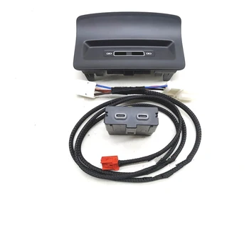 USB-адаптер для крепления розетки Type-C на заднем сиденье OEM для Skoda Kodiaq Karoq GT