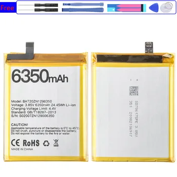 Аккумулятор для мобильного телефона Большой Емкости Batterie BAT20ZN1296350 6350mAh Для DOOGEE S96/S96 Pro/S96Pro Высококачественный Литий-полимерный Аккумулятор Bateria