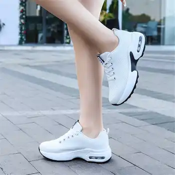 весенняя обувь для фитнеса на шнуровке, дышащие кроссовки для женщин, прогулочные ботинки sport tenid sneeker из-за basctt snekaers, новинка twnis YDX2