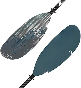 Весло для ловли на байдарках |Регулируемый стержень из стекловолокна с нейлоновыми лопастями | Легкий, регулируемый | Идеально подходит для ловли на байдарках, 98,5 дюйма (