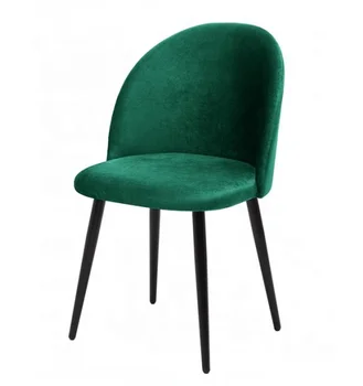 Высококачественная Высокая спинка, современная удобная ткань букле, красочный бархат, скандинавский стул, обеденные стулья цена