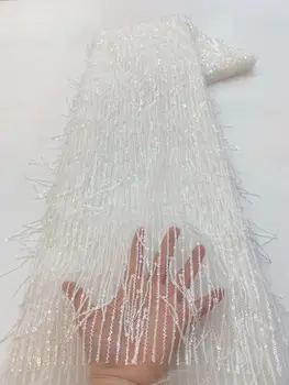 Высококачественная кружевная ткань из тюля с вышивкой DiuDiu-1306.4512, кружевная ткань из нигерийского французского тюля
