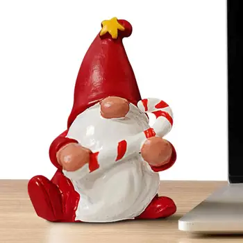 Декор Рождественского лотка Gnome Стоящий Гном Шведская Статуэтка Гнома Изделия из смолы Скандинавский стол Tomte Christmas Gnomes