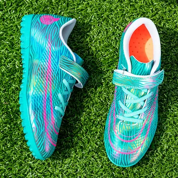 Детская футбольная обувь chuteira society Messi, оптовые предложения для детей, футбольные бутсы, тренировочные спортивные кроссовки для футзала, обувь унисекс