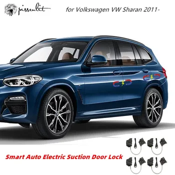 Для Volkswagen VW Sharan 2011-Умный автоматический электрический замок всасывающей двери, автоматическое мягкое закрытие двери, бесшумная автомобильная дверь автомобиля