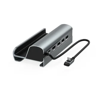 Док-станция Steam Deck, подставка для телевизора, держатель концентратора, подключение USB C к RJ45 Ethernet, совместимое с HDMI Зарядное устройство USB3.0 Type-C