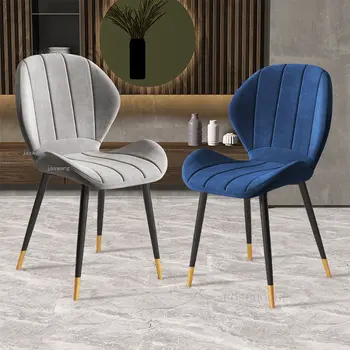 Европейские роскошные обеденные стулья, современный стул со спинкой для кухни, обеденные стулья для отдыха, мебель для дома, обеденный стул для ресторана