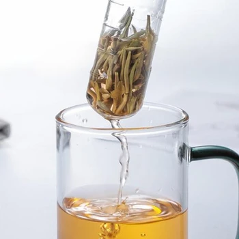 Заварочный чайник Ситечко Для заварки Чайных листьев Фильтр для специй Посуда для напитков Прозрачное Сливное устройство для чая Стеклянный Чайный Набор Чайник Бытовой