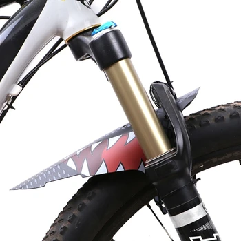 Комплект передних и задних брызговиков для велосипеда из 2 предметов, складные брызговики для велосипеда, водонепроницаемые для велосипеда, подходят для 26 