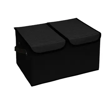 Коробка для отделки одежды из хлопчатобумажной и льняной ткани с двойным покрытием, складной ящик для хранения Jul3973