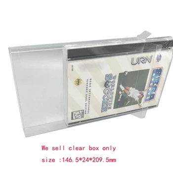 Коробка с прозрачной крышкой из ПЭТ-пластика для SEGA Saturn SS версии для США коробка для длительного хранения красочная коробка для хранения игры