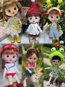 Куклы на заказ OB11 из полимерной глины продажа кукольной одежды без обуви (парик случайный)