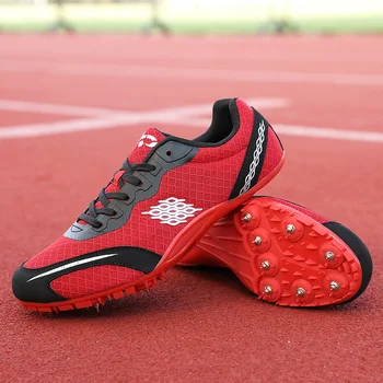 Легкая мужская и женская обувь для легкой атлетики, студенческие кроссовки для бега, сетчатые дышащие кроссовки для бега