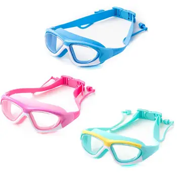 Летние Новые детские Водонепроницаемые Удобные защитные очки для плавания с защитой от запотевания для детей на открытом воздухе