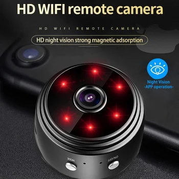 Мини-камера для умного дома, IP-камера 1080P HD, ночная версия, беспроводная камера для защиты безопасности, камера наблюдения, wifi камера / TF карта