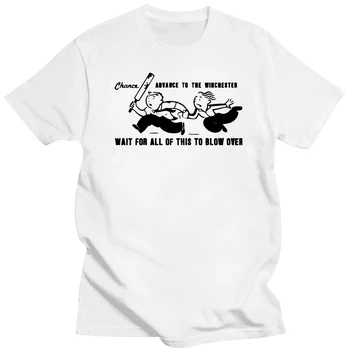 Мужская футболка с принтом, хлопковая футболка Shauns Last Chance, женская футболка с круглым вырезом и коротким рукавом