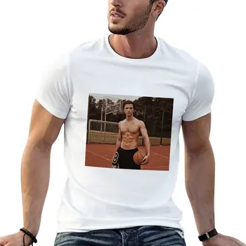 Новая баскетбольная футболка Тома Холланда, изготовленная на заказ, винтажная одежда, мужская футболка с коротким рукавом