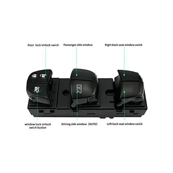 Новая кнопка стеклоподъемника автомобиля Nissan Skyline Hennessy Promaster 25401-3NF0A Переключатель стеклоподъемника SW11383 254013NF0A