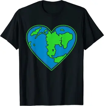 Новая лимитированная футболка с изображением планеты Love Earth Heart Save Earth'S Day Planet