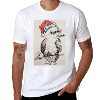 Новая рождественская футболка Kookaburra, футболка с коротким рукавом, футболки для мальчиков, великолепная футболка, дизайнерская футболка для мужчин