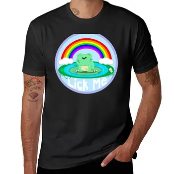 Новая футболка Lick Me - Day (крупный принт) для мальчиков, футболка с животным принтом, большие размеры, однотонные футболки для мужчин