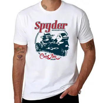 Новая футболка с логотипом Can-Am Spyder Roadsters в стиле ретро, эстетическая одежда, летняя одежда, футболка оверсайз для мужчин