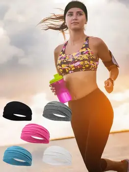 Новая Эластичная повязка на голову для йоги, Спортивная Тренировочная лента для женщин/Мужчин, Спортивная Повязка для волос, Спортивная Повязка для бега, Спорт на открытом воздухе Z4E7