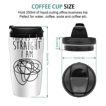 Новый How Straight I Am Travel Coffee Mug Cup Кофейная Игра Кофейные Чашки Новый How Straight I Am Travel Coffee Mug Cup Кофейная Игра Кофейные Чашки 1