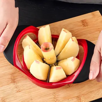 Нож для нарезки яблок из нержавеющей стали, сердцевина для яблок, кожура для фруктов, супер Острый нож для яблок, Многофункциональные кухонные инструменты