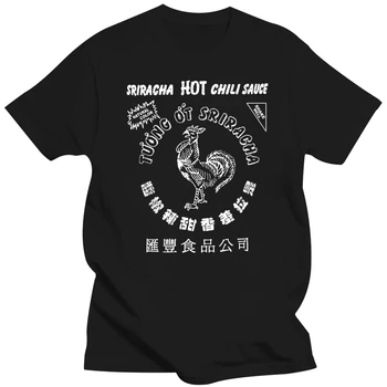 Официальная мужская футболка Sriracha Hot Chili Sauce с графическим рисунком, мужская женская футболка, уличная мода
