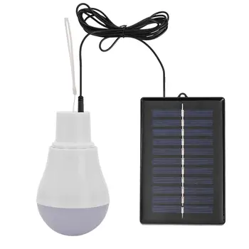 Портативная уличная лампа на солнечной энергии мощностью 5 В 15 Вт 300ЛМ с низким энергопотреблением