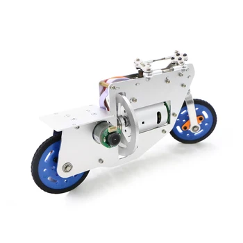 Самобалансирующийся Металлический Мини-Велосипед С ЧПУ Для Arduino Robot Car с Управлением IOS-APP RC Танк Металлический Мотоцикл Arduino UNO Kit