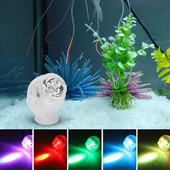 Светильник для аквариума с рыбками, USB-источник питания высокой яркости, лампа для подводного бассейна, аквариумный светильник для домашнего использования, красочный светодиодный воздушный светильник для аквариума