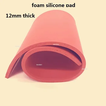 силиконовая прокладка из расширяющейся пены толщиной 12 мм, прихватка для вспенивания, силикагелевая резина, лист латексной пены, силиконовая доска из пенопласта