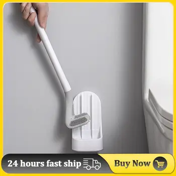 Силиконовый держатель для чистки и сушки туалетной щетки Golf Щетка для чистки с длинной ручкой Органайзер для инструментов для чистки ванной Комнаты Аксессуары для туалета