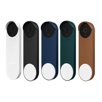 Силиконовый защитный чехол для видеодомофона Защита от ультрафиолета, атмосферостойкий Водонепроницаемый силиконовый чехол для дверного звонка Google Nest