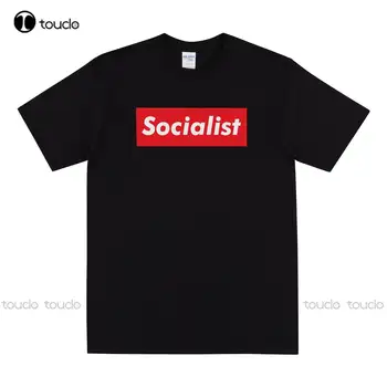 Социалистическая рубашка для мужчин и женщин, футболка с лозунгом социализма, футболка в стиле Карла Маркса, футболки с цифровой печатью, Рождественский подарок
