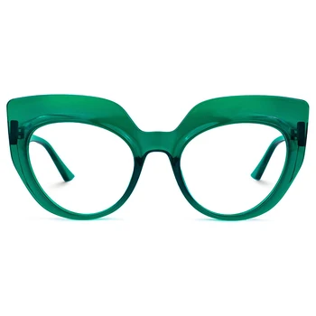 Стильные очки Zeelool Cat Eye в шикарной оправе большого размера для женщин ZOP01884