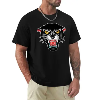 Традиционная футболка с Черной Пантерой, эстетичная одежда, короткие забавные футболки, мужские футболки большого и высокого размера