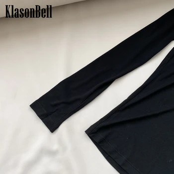 Удобная хлопковая футболка KlasonBell 9.6 с круглым вырезом и длинным рукавом, женская футболка Удобная хлопковая футболка KlasonBell 9.6 с круглым вырезом и длинным рукавом, женская футболка 5